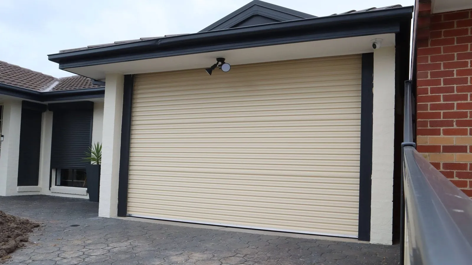 Classic Cream roller door installation